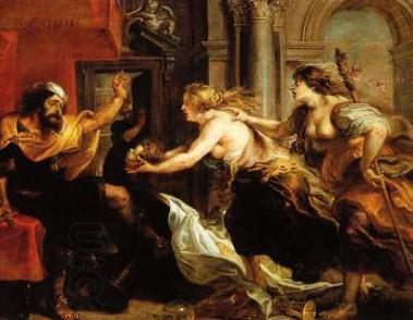 Peter Paul Rubens Tereus Confronted with the Head of his Son Itylus oil painting picture